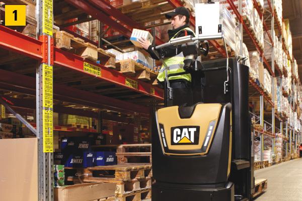 cat warehouse truck