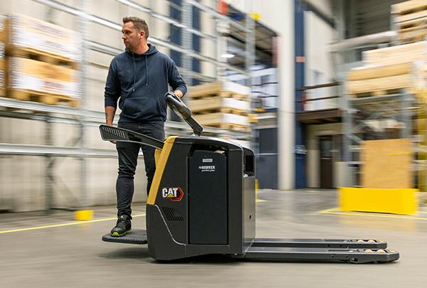 Electric powered pallet truck