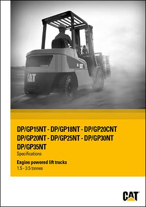 cat forklift truck dp15-35nt