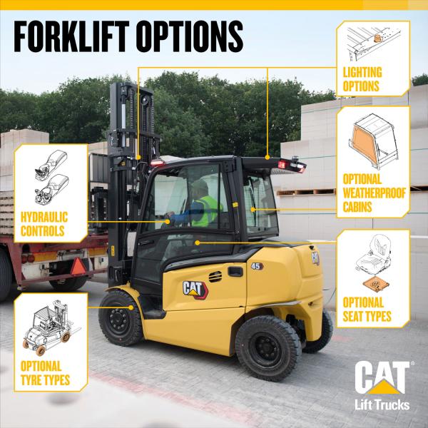 EP45 Cat Forklift Options