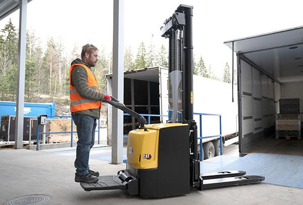 Cat pedestrian stacker