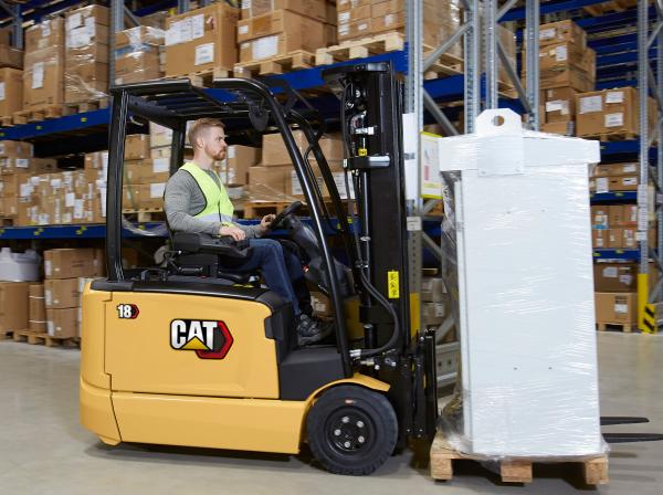Cat small electric forklift