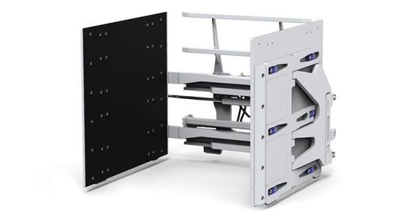 Clamp for square-sized loads