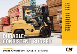 cat forklift truck dp15-35CPT