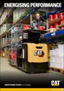 cat lift trucks order pickers brochure