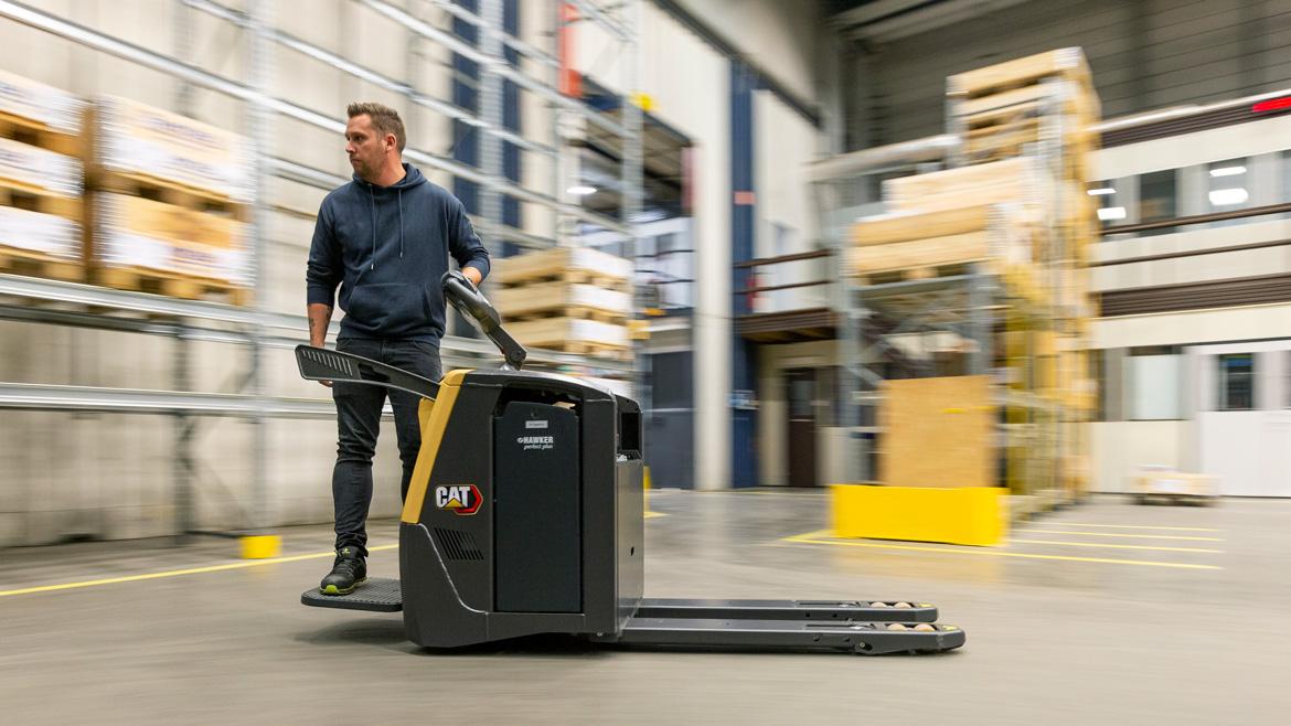 Electric powered pallet truck