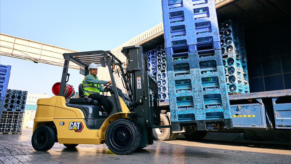 GP15-35(C)PT(H) LPG lift truck in outdoor application