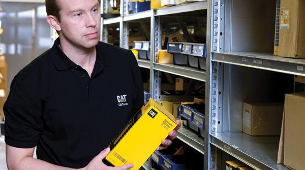   The Cat® distribution centre at Puurs delivers market-leading parts availability. 