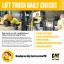 Cat Lift Truck Daily Checks Summary infographic