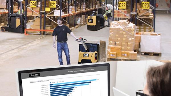 Telematics techology used by Cat lift trucks