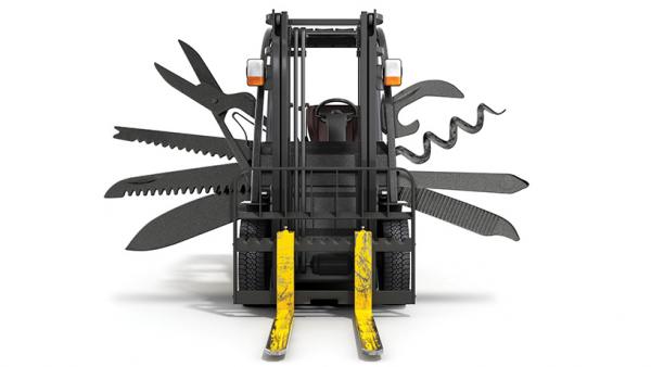 Lift truck attachments